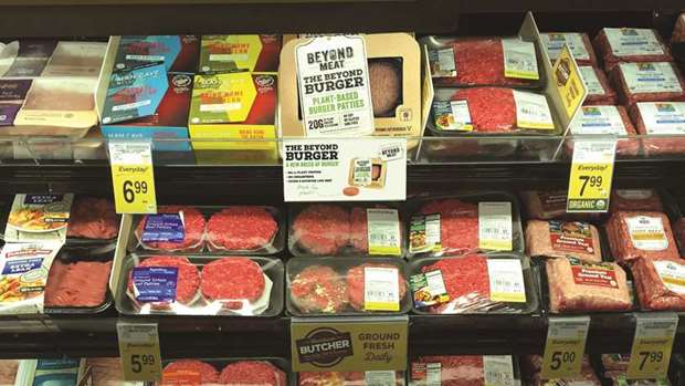 Beyond Meatu2019s products look like meat but are made of plants.