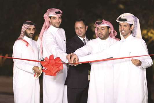 Officials at the inauguration.
