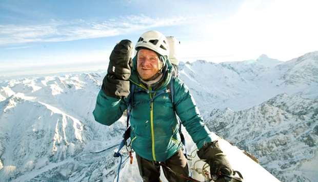 Polish climber Tomasz Mackiewicz during his trip on Nanga Parbat mountain in Pakistan. January 2014 file picture