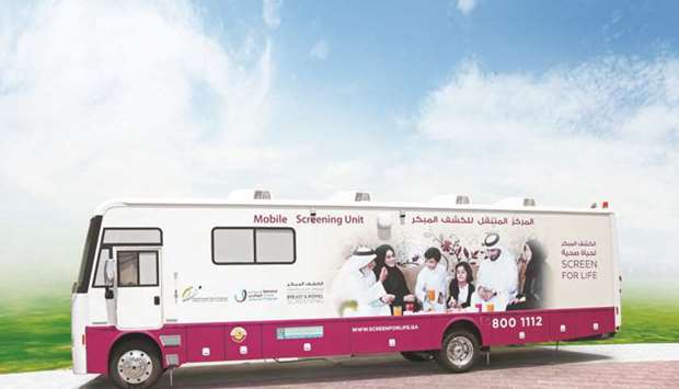 The mobile screening unit.