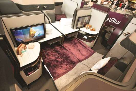 Qsuite features the worldu2019s first-ever double bed in Business Class and a new customisable quad configuration.