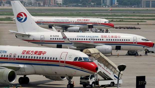 China Eastern Airlines planes