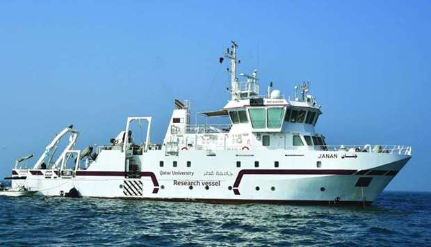 The QU research vessel, Janan.