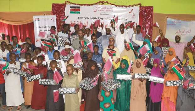 High-achieving orphan students gathered at a special ceremony to celebrate their success and receive the awards.