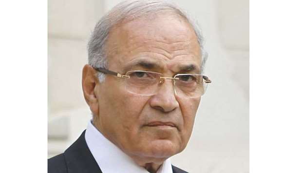 File photo of former Egyptian premier Ahmed Shafiq.