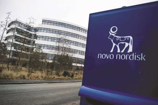 Novo Nordisk logo is seen in Bagsvaerd outside of Copenhagen. Ablynx said it rejected Novou2019s latest takeover approach and analysts predict the Danish group might face counter-bidders and would need to raise its bid.