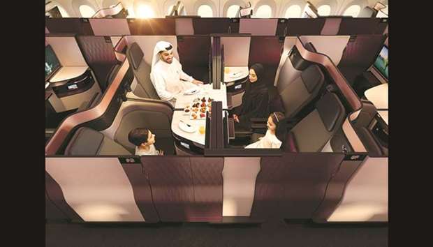 Qsuite, a patented Qatar Airways product, is already fast collecting awards for bringing a First Class experience to the Business Class cabin.