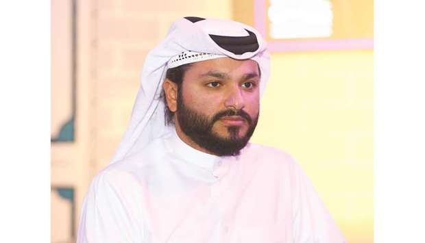 Fahad al-Obaidly at Shop Qataru2019s Design District on Tuesday. PICTURE: Jayan Orma