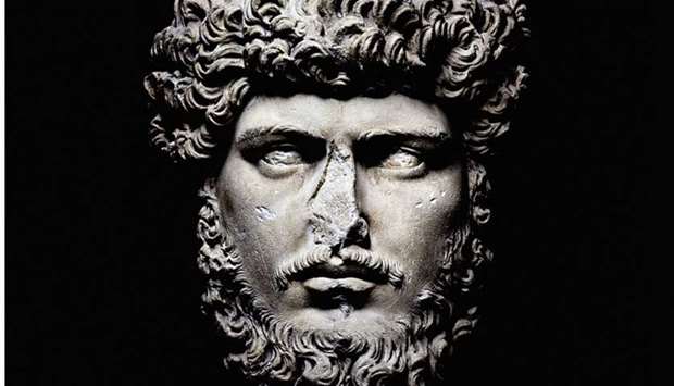 A portrait of Lucius Verus by French photographer Olivier Roller