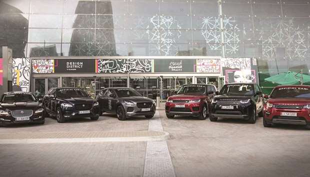Alfardan Premier Motors provided a fleet of Jaguar and Land Rover vehicles.