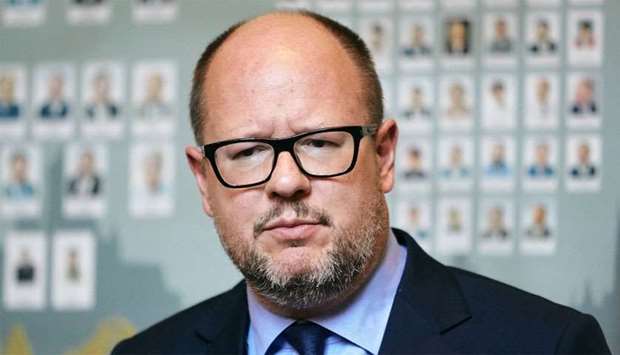 Gdansk's Mayor Pawel Adamowicz