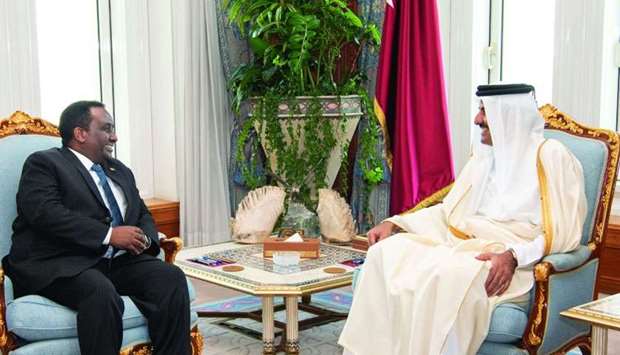 Amir meets ambassador of Ethiopia