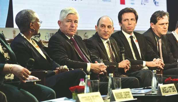 HE al-Baker addressing key leaders of the aviation industry, including senior airline and airport executives as well as government officials and senior dignitaries in a panel discussion in Mumbai.