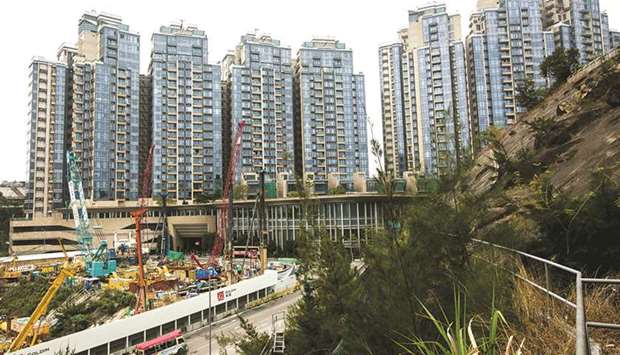 Newly constructed apartment buildings in Hong Kong. The crammed financial hub regularly tops the list of cities with the least affordable housing in the world, with even cheap apartments out of the reach of most regular workers.