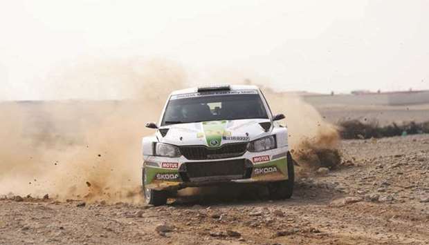 Czech driver Vojtech Stajf won last yearu2019s Qatar International Rally.