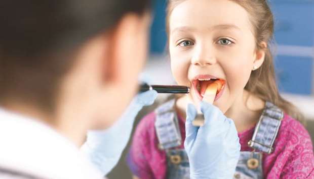 VISIBILITY: Tonsils are visible directly when we look at our mouth in a mirror, but adenoids are not visible directly, as it is behind nasal cavity. It can be visible only by special mirrors and endoscopes what the ENT doctor uses or on a simple X-ray.