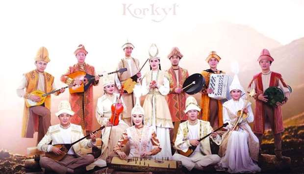 Kazakhstanu2019s folk music ensemble Korkyt