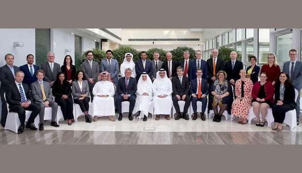 President of the Qatar Civil Aviation Authority Abdulla bin Nasser Turki al-Subaey, Qatar Airways CEO Akbar al-Baker and other delegates