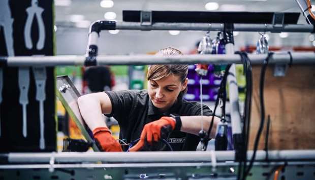 An employee works on the SafetyKleen units production line at the Tharsus Ltd factory in Blyth, the UK. In its research for a reinforced independence following a new business scheme to be implemented with the European Union, UK business should continue to develop its commercial ties with international markets. That represents a key opportunity for Qatar companies looking to expand into international markets.