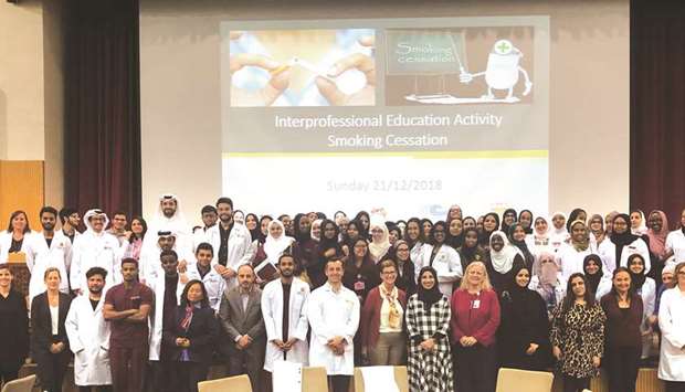 The activity engaged students and faculty members from various healthcare professions.