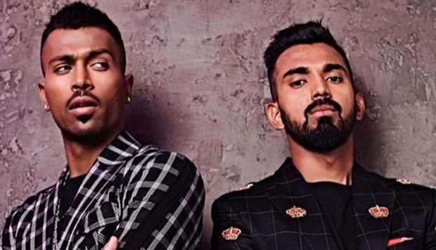 Hardik Pandya and KL Rahul