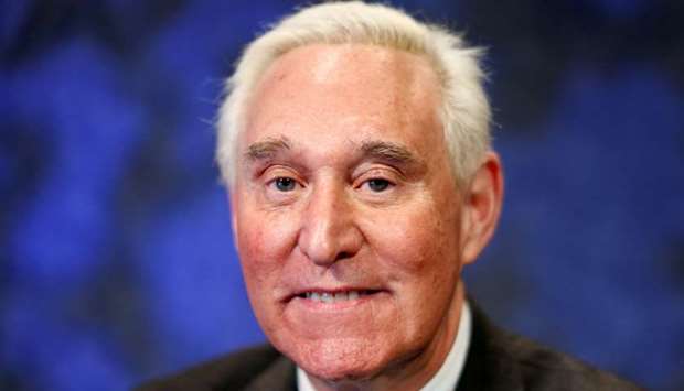 Roger Stone poses for a portrait following an interview in New York City, US. February 28, 2017 file photo.