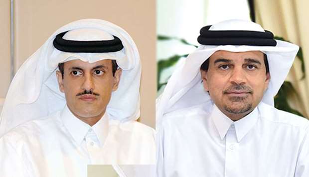 Sheikh Dr Khalid and al-Shaibei: QIIB results reflect the strength of Qataru2019s economy.