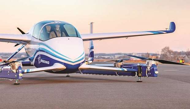 FLYING CAR:  Boeing subsidiary Aurora Flight Sciences designed the electric vertical take-off and landing (eVTOL) aircraft. With a range of up to 50 miles, the air taxi is 30 feet long and 28 feet wide.