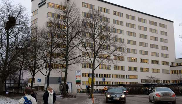 Exterior view taken on February 4, 2009 of the University Hospital in Uppsala, Sweden, where a patient has been admitted today with a suspected case of Ebola.