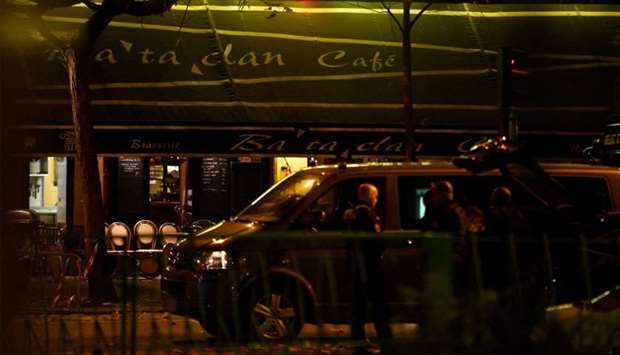Bataclan cafe near the Bataclan concert hall in central Paris
