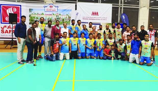 The AAB team won the tournament and became champions, followed by the Tamam Trading team as first runner-up