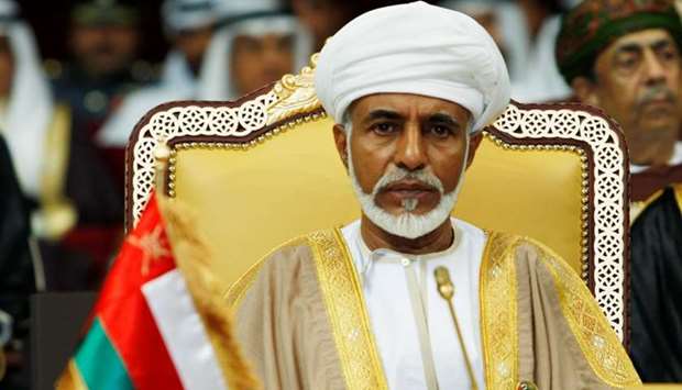 Sultan Qaboos bin Said attends the opening of the Gulf Cooperation Council (GCC) summit in Doha on December 3, 2007