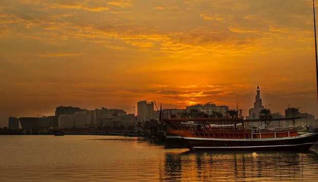 Though traces of darkness still linger along with clouds around, the Sun rises dispelling the last of the nights of the previous year, with new hopes and all the promises of a New Year & New Decade. Image of the first sunrise of 2020 captured by Ram Chand from Doha Corniche.