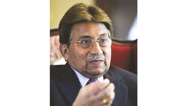 Musharraf: had been sentenced to death in absentia by a special court in December.