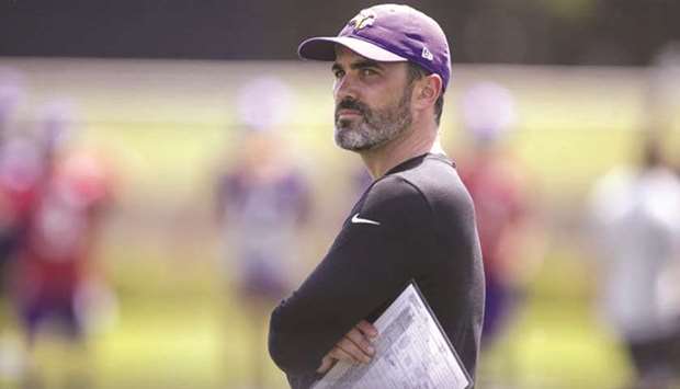 File photo of Vikings offensive co-ordinator Kevin Stefanski. (Star Tribune/MCT)
