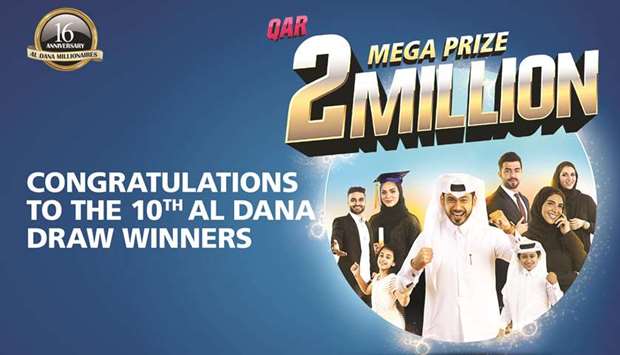 The Doha Banku2019s customers won exciting prizes at the 10th Al Dana Savings Scheme draw