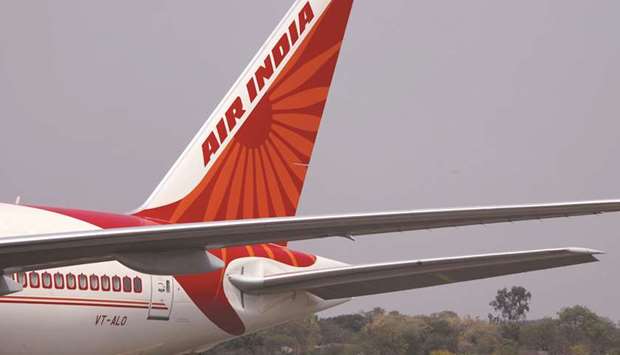 An Air India Boeing Co 777 aircraft is displayed at the India Aviation 2010 conference in Hyderabad, India (file).