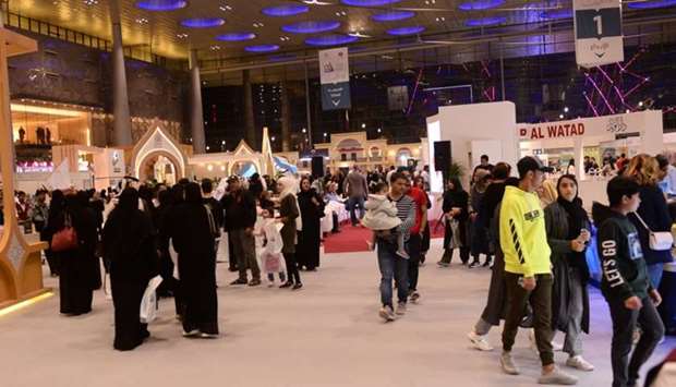 A view of the crowd at the book fair Friday. PICTURES: Shaji Kayamkulam