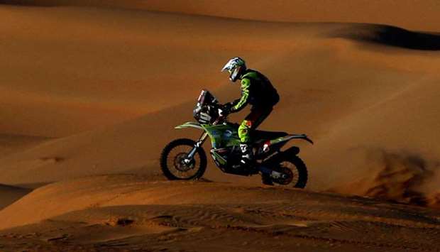 Edwin Straver during stage 1 Dakar Rally from Shubaytah to Haradh, Saudi Arabia on January 16