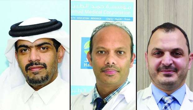 Dr Mohamed al-Ateeq al-Dosari(L), Mohamed Rafeeque(C), Dr Hasan Azzam Abu Hejleh (R)