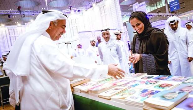 The fair, which saw Qatar Foundation Vice-Chairperson and CEO HE Sheikha Hind bint Hamad al-Thani attend the first day of the event, allowed QF to showcase its literary excellence
