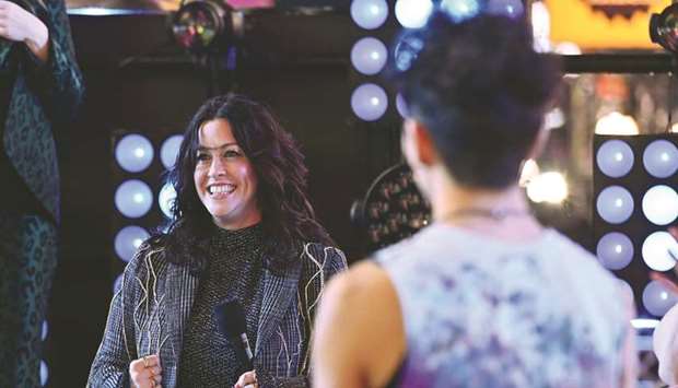 Alanis Morissette performs at the Times Square New Yearu2019s Eve 2020 Celebration in New York City.