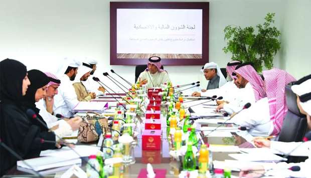 Shura Council's Financial Affairs Committee meeting in Doha