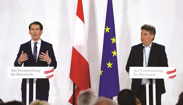 Austrian conservatives, Greens strike coalition deal