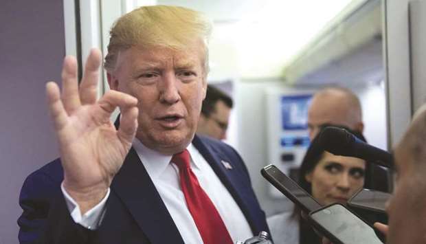 Trump: drew $46mn in campaign funds.