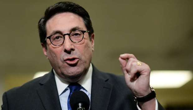 US President Donald Trump's personal attorney Jay Sekulow speaks to reporters during a break in the fourth day of the Senate impeachment trial of U.S. President Donald Trump at the US Capitol in Washington