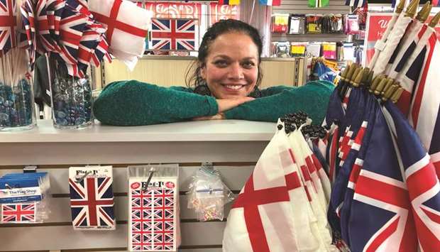 Susan Braverman, president of The Flag Shop, poses at her Vancouver store.