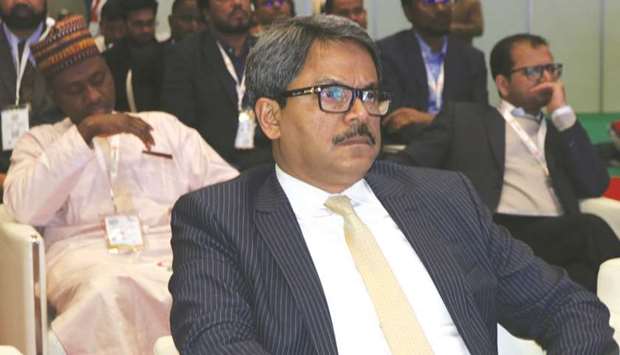 Bangladeshu2019s State Minister of Foreign Relations, Shariar Alam, during one of the speaking engagements at the u2018Made in Bangladeshu2019 expo.