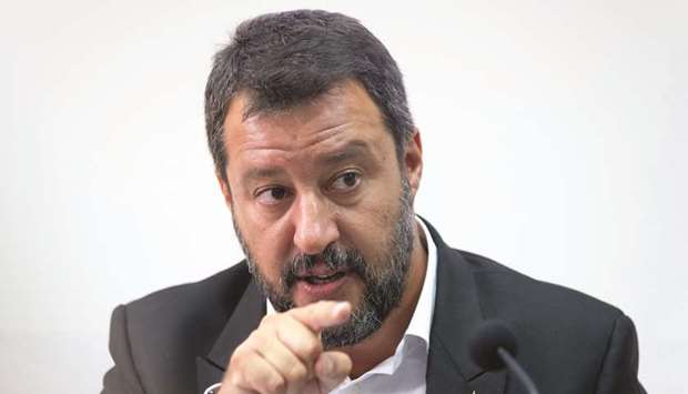 Salvini: The management of migrants was ... an initiative of the Italian government.
