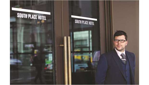 A doorman stands outside the entrance to D&D London Ltdu2019s South Place hotel in London. When D&D London opened Bluebird London in Columbus Circle in September 2018, Eater described it as u201cNew Yorku2019s worst new restaurant of 2018.u201d In the New York Times, Pete Wells said: u201cBecause you are in an English restaurant, you will be curious about the English food. Because you are in Bluebird London, you will regret this.u201d